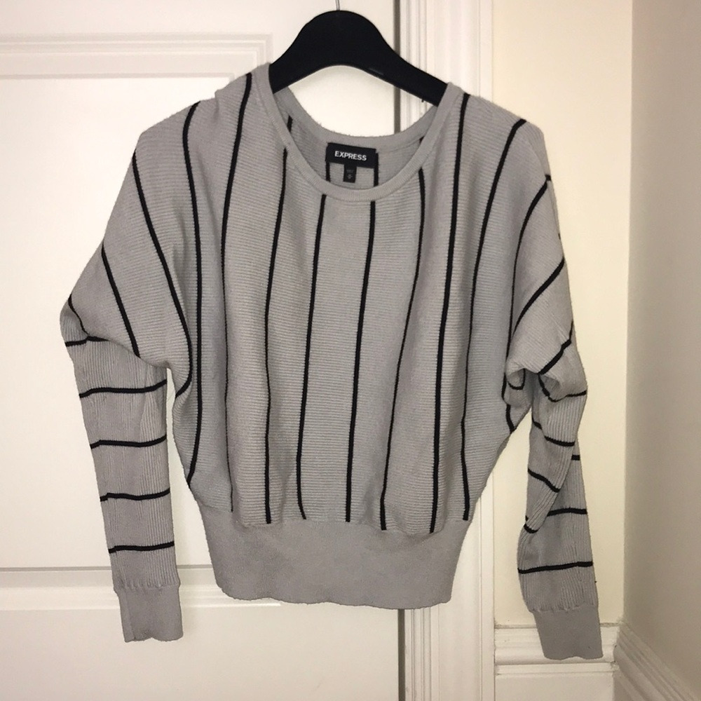 EXPRESS STRIPED SWEATER - Picture 1 of 1